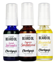 Load image into Gallery viewer, LUXURY BEARD OIL TRIO